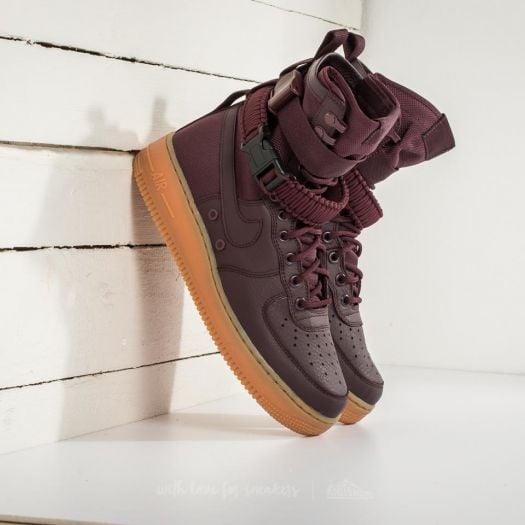 Nike sf air force 1 maroon new arrivals