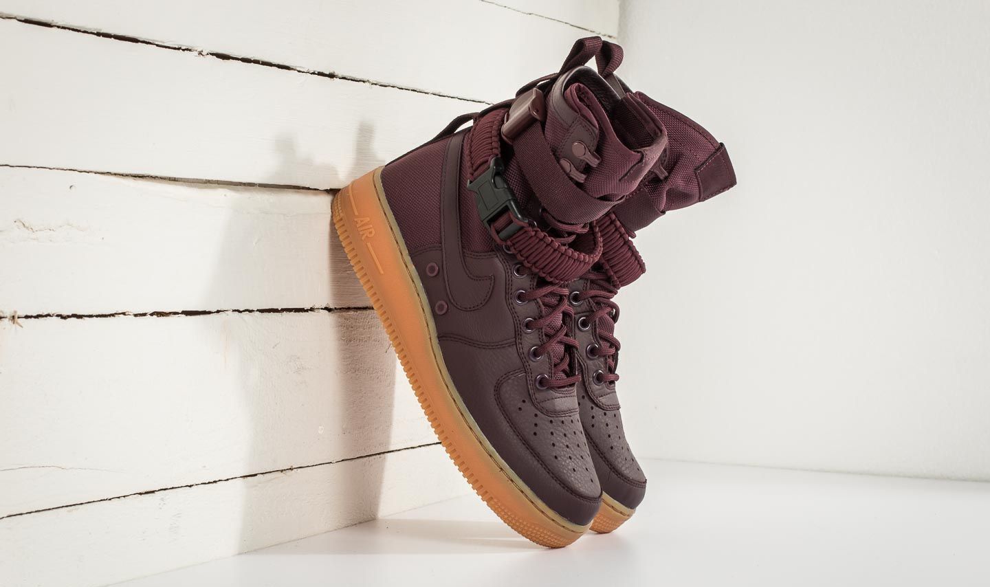 Nike air force one burgundy cheap