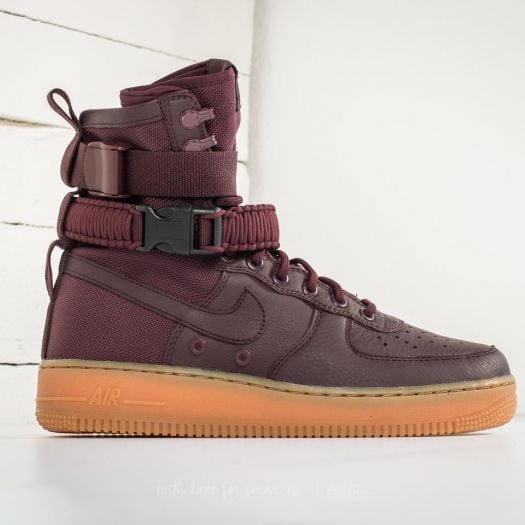 Men s shoes Nike SF Air Force 1 Deep Burgundy Deep Burgundy Footshop