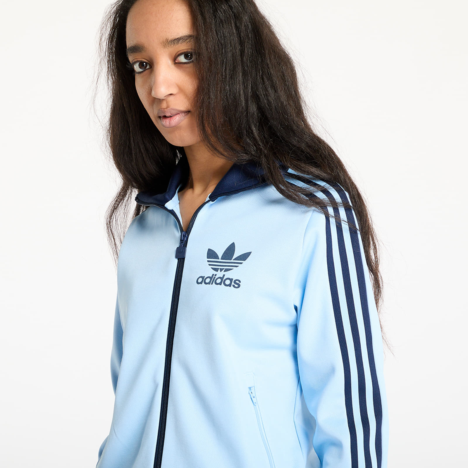 Bluzy adidas Adicolor Beckenbauer Track Top Clear Sky