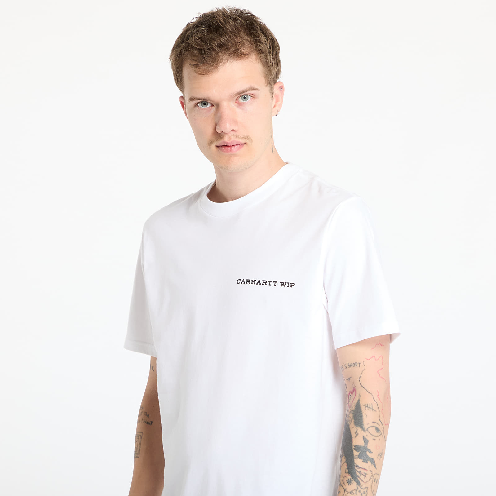 Moške majice  Carhartt WIP S/S Home State T-Shirt UNISEX White