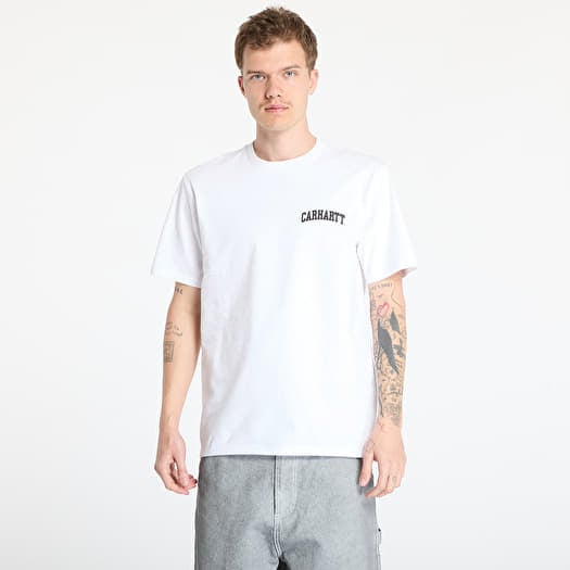 T-shirt Carhartt WIP S/S University Script T-Shirt UNISEX White/ Black