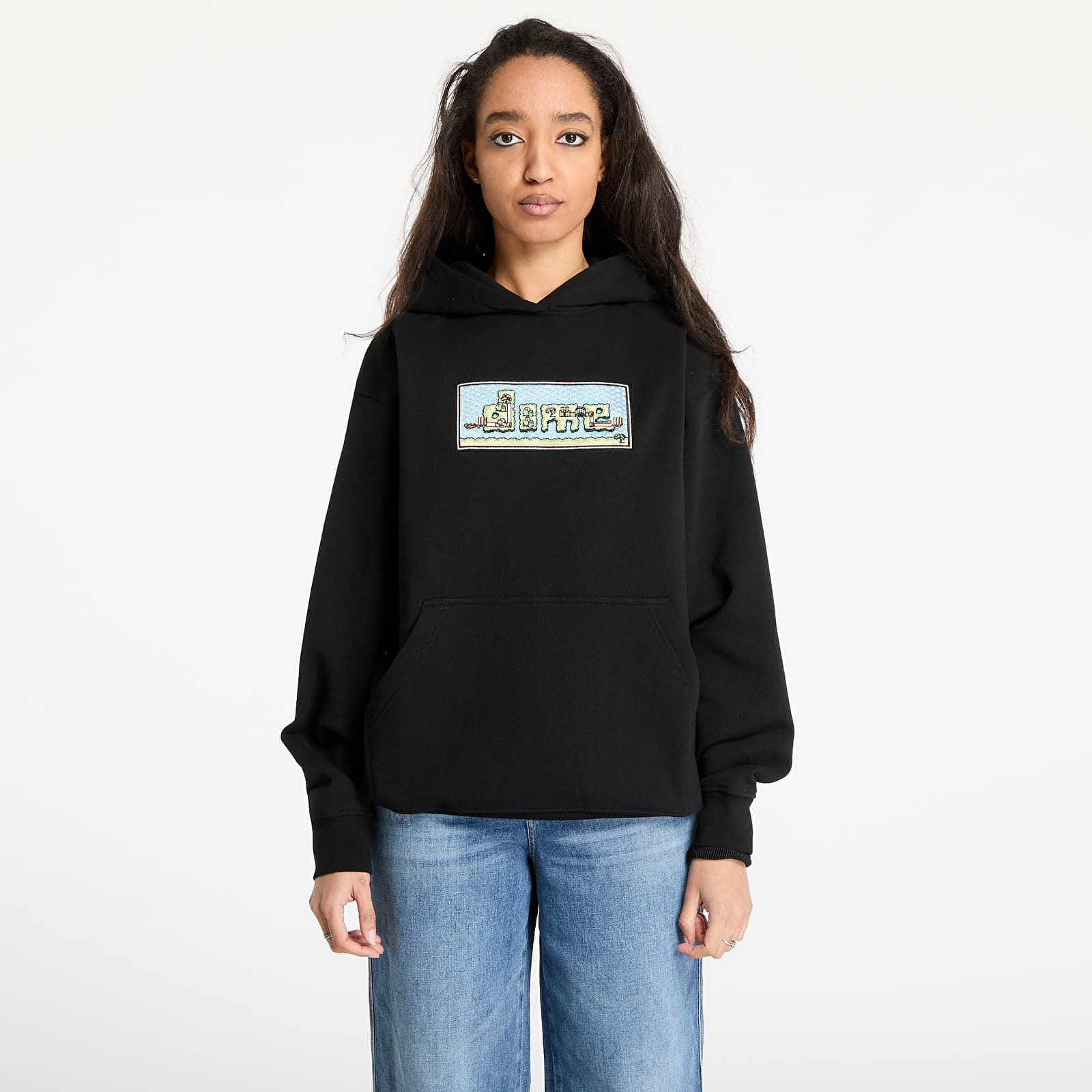 Kapucnis pulóverek és pulcsik DIME Dime World Hoodie UNISEX Black
