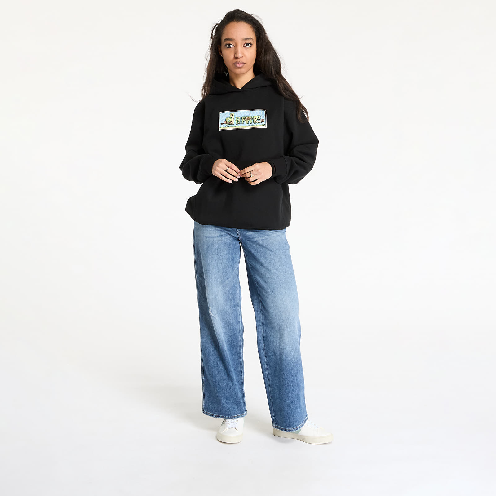 Kapucnis pulóverek és pulcsik DIME Dime World Hoodie UNISEX Black