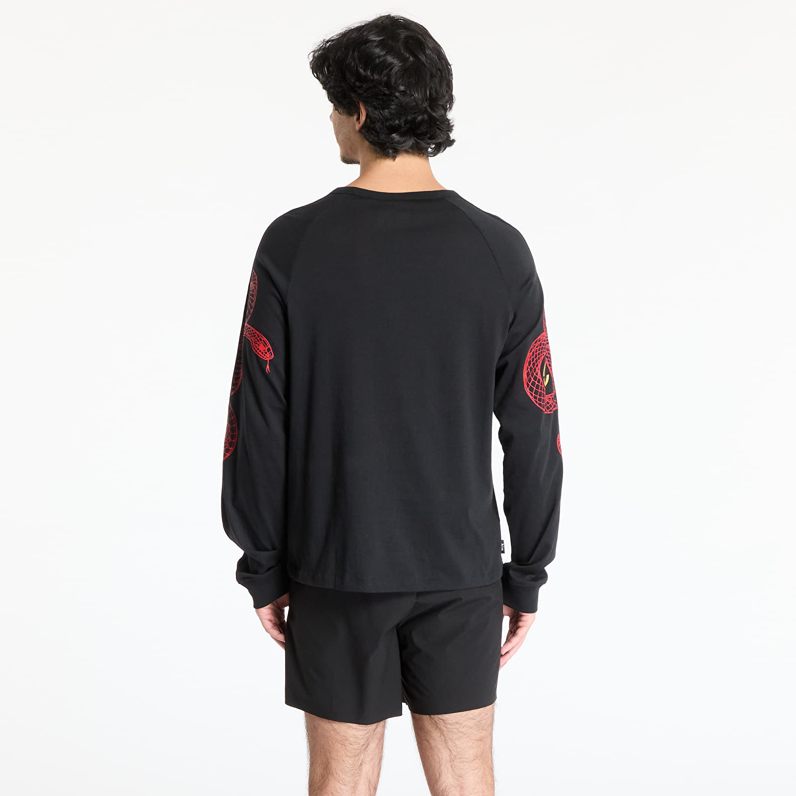 Pánská trička adidas x  Edison Chen Raglan Longsleeve Tee Black/ Black