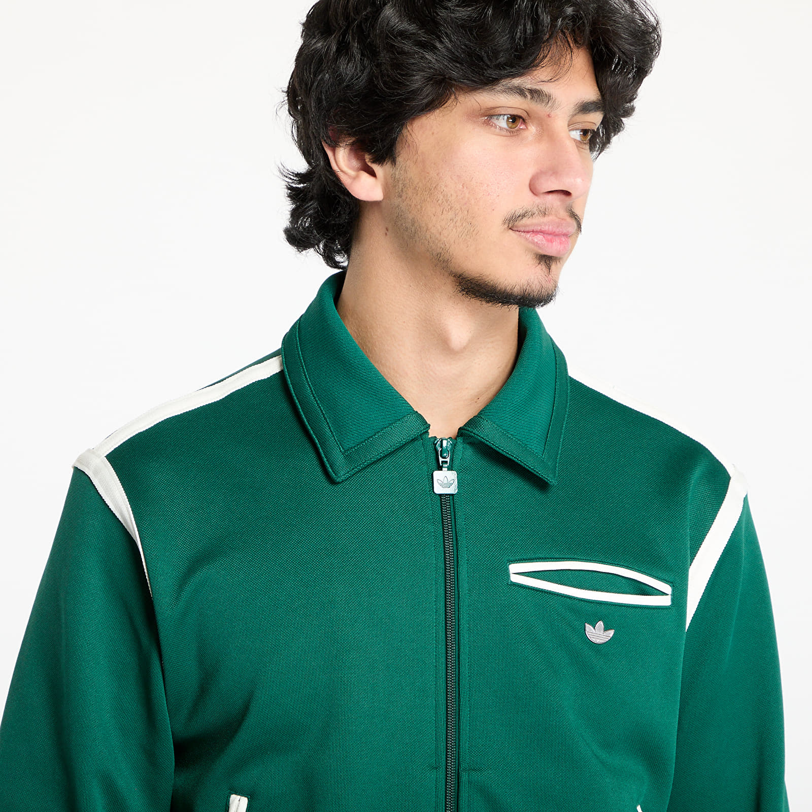 Hoodies and sweatshirts  adidas Premium Track Top Green/ Collegiate Green