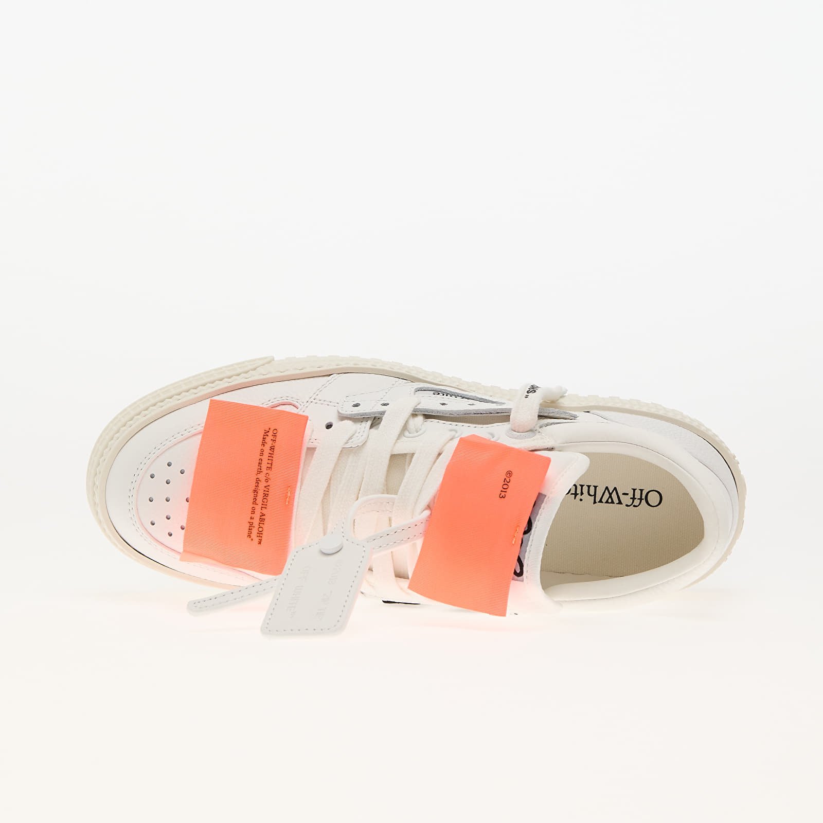 Frauen Off-White Low Top 3.0 Off Court White Orange