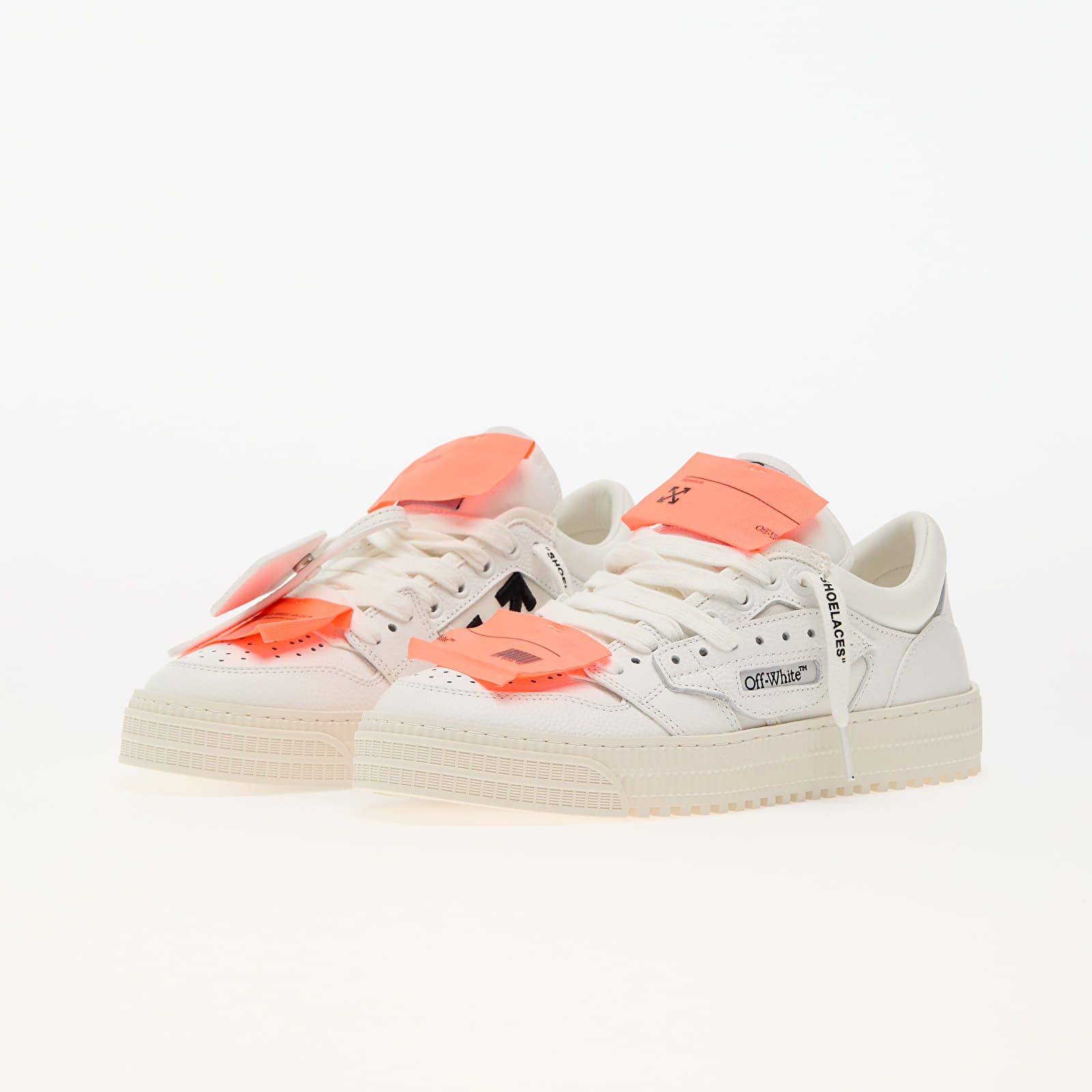 Frauen Off-White Low Top 3.0 Off Court White Orange