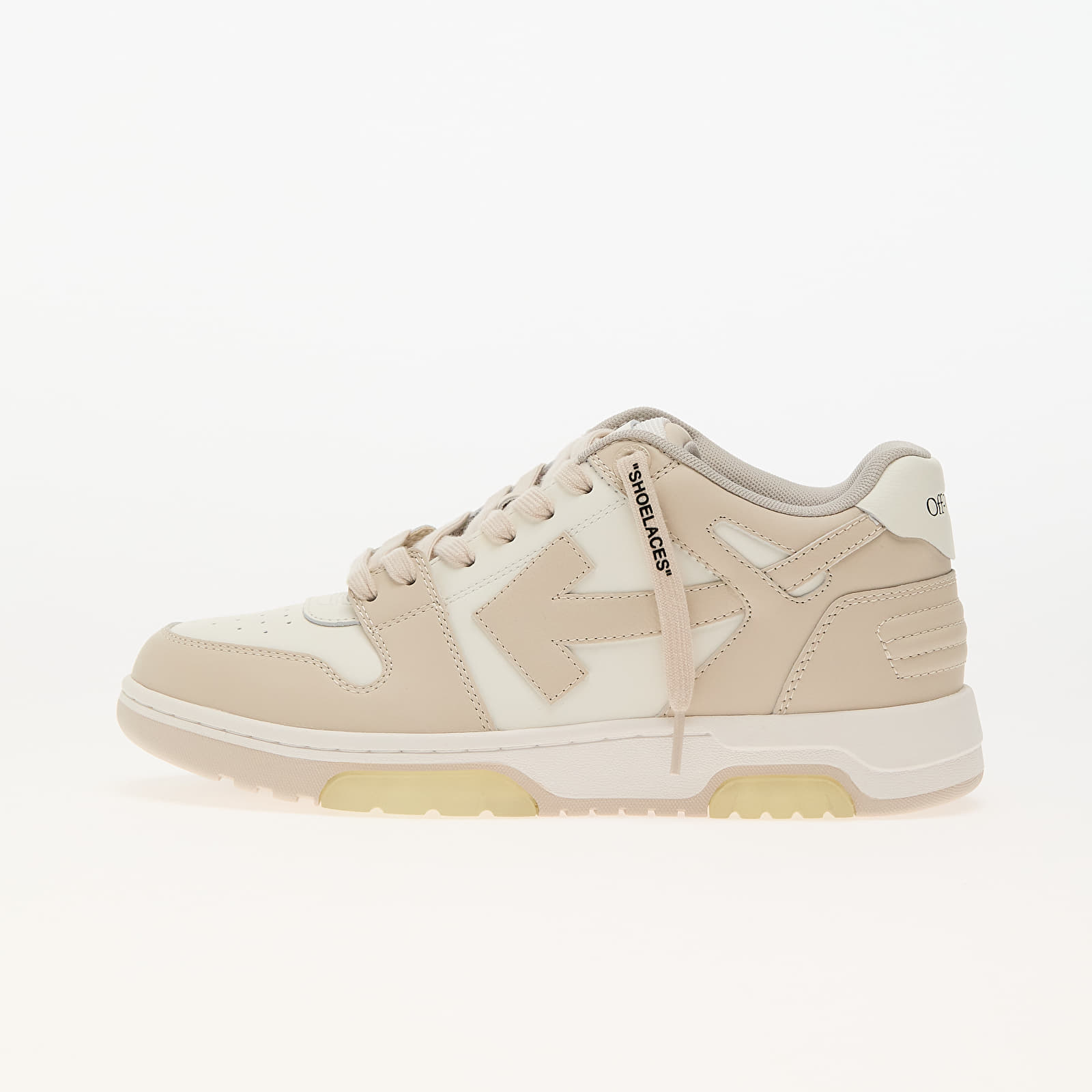Női cipők Off-White Out Of Office Calf Leather White Beige