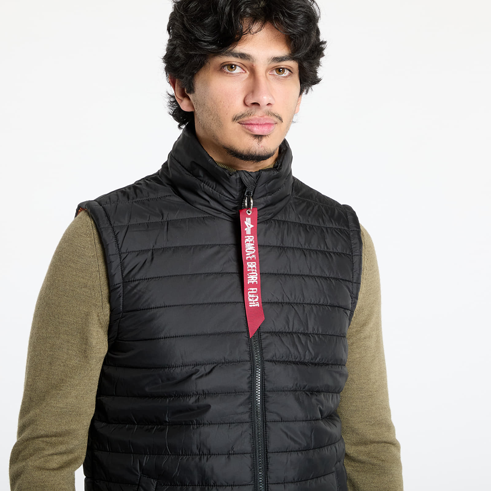 Men's vests Alpha Industries Inc. Puffer Vest Ultra LW Black