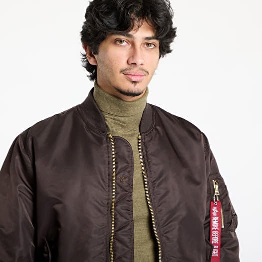Men's jackets Alpha Industries Inc. MA-1 Heritage Hunter Brown