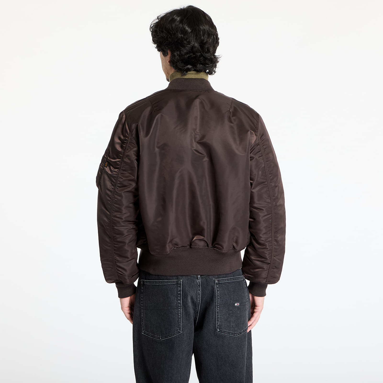 Pánské bundy Alpha Industries Inc. MA-1 Heritage Hunter Brown