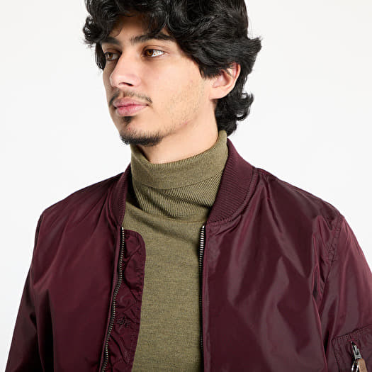 Ma1 Jacket Alpha Industries Bomberjacke Burgundy Men's Jackets
