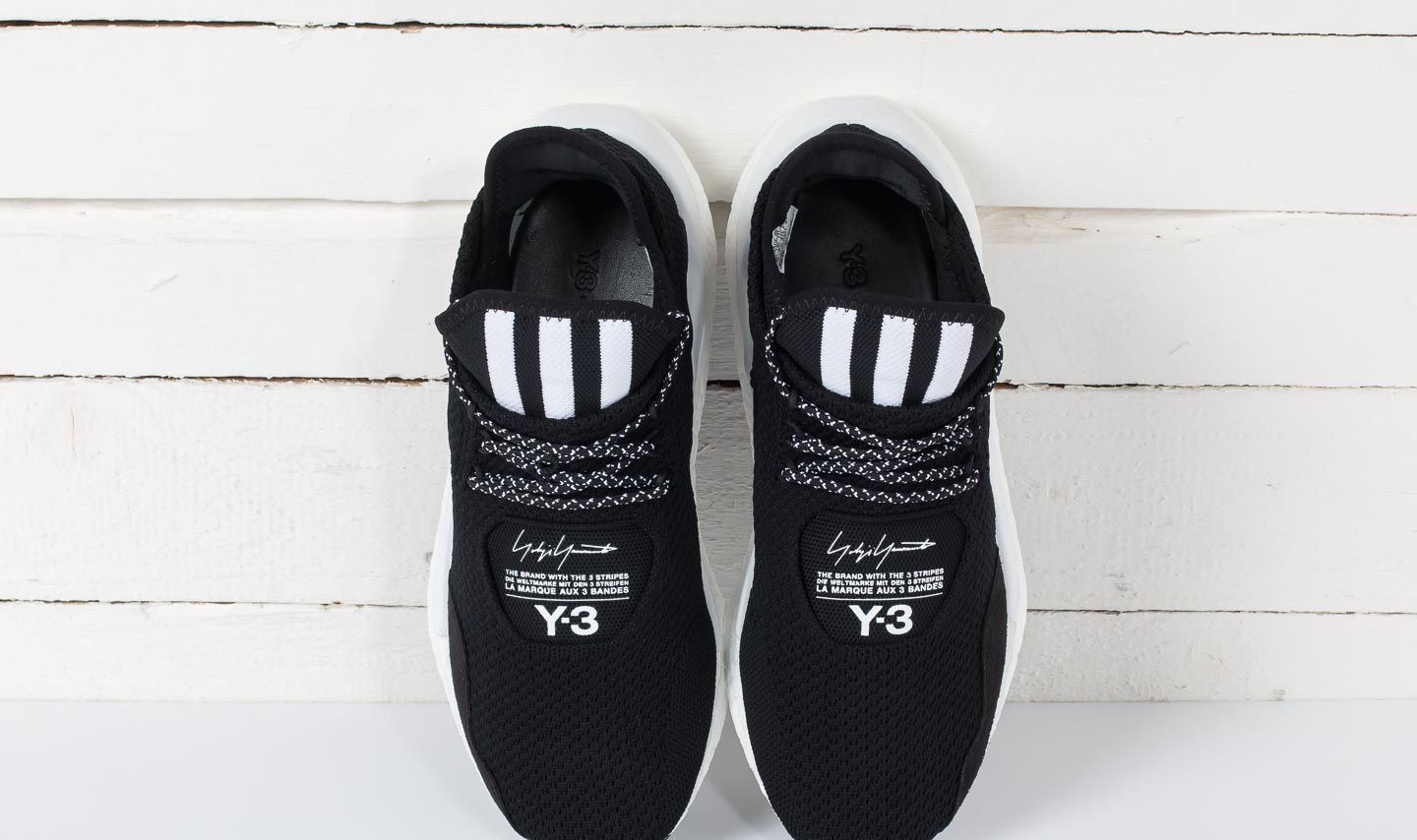 Men's shoes Y-3 Saikou Core Black/ Ftw White/ Core White
