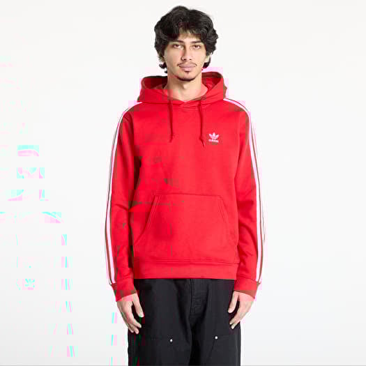 adidas Adicolor Classics 3-Stripes Hoody Better Scarlet