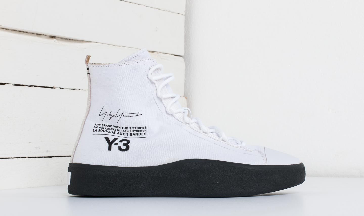 Men's shoes Y-3 Bashyo Footwear White/ Core Black/ Core Black