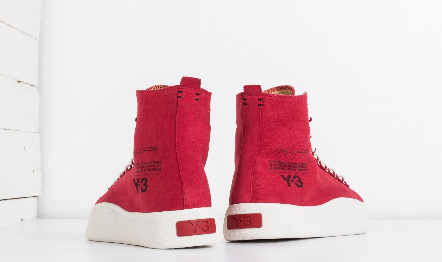 Men s shoes Y 3 Bashyo Chilli Pepper Core Black Core White Footshop