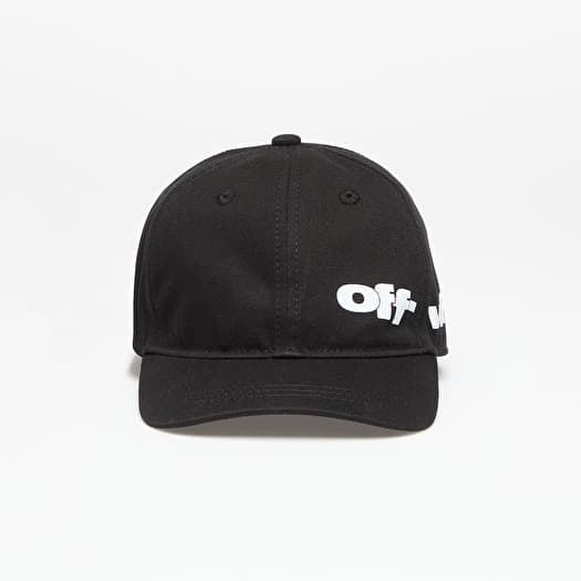 Off-White Kids Type Graphic Baseball Cap Black/ White