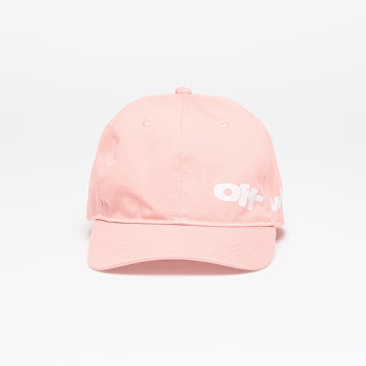 Off-White Kids Type Graphic Baseball Cap Pink/ White