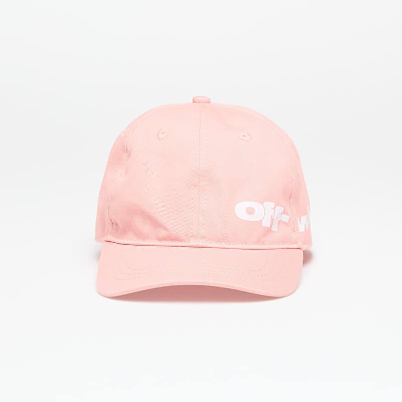 Off-White Kids Type Graphic Baseball Cap Pink/ White
