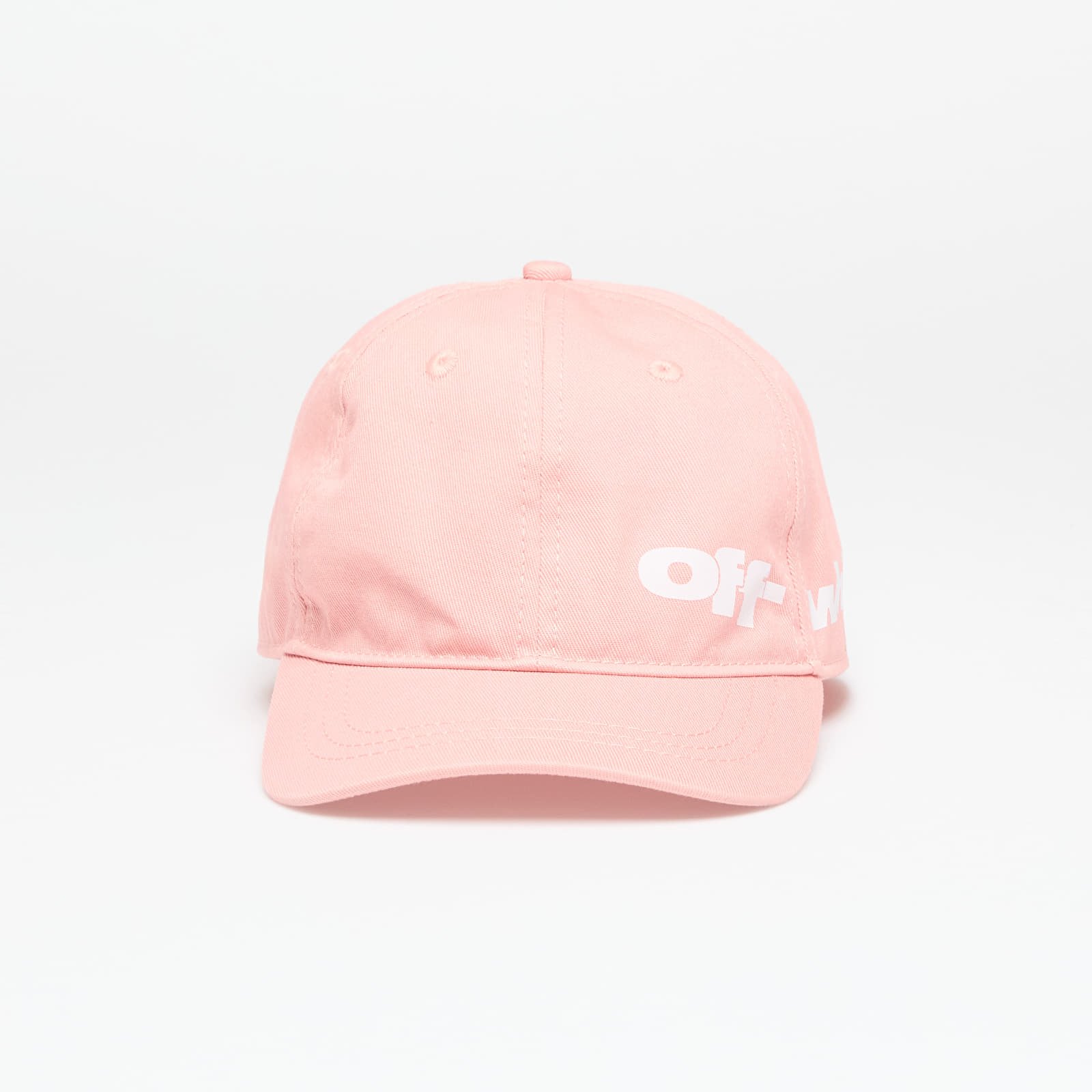 Šiltovky Off-White Kids Type Graphic Baseball Cap Pink/ White