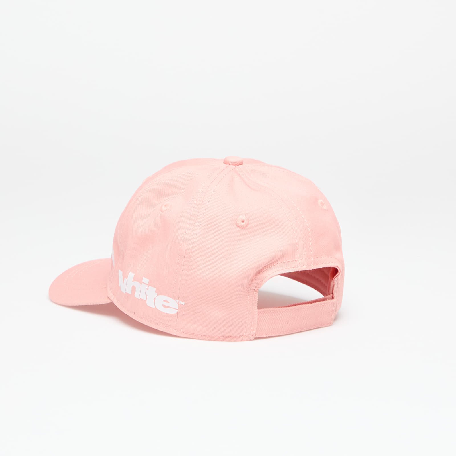 Šiltovky Off-White Kids Type Graphic Baseball Cap Pink/ White
