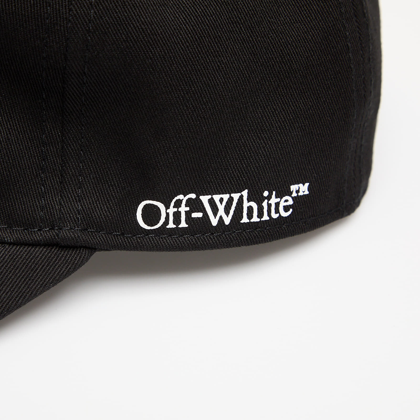 Czapki Off-White Kids Arrow Spray Baseball Cap Black/ White