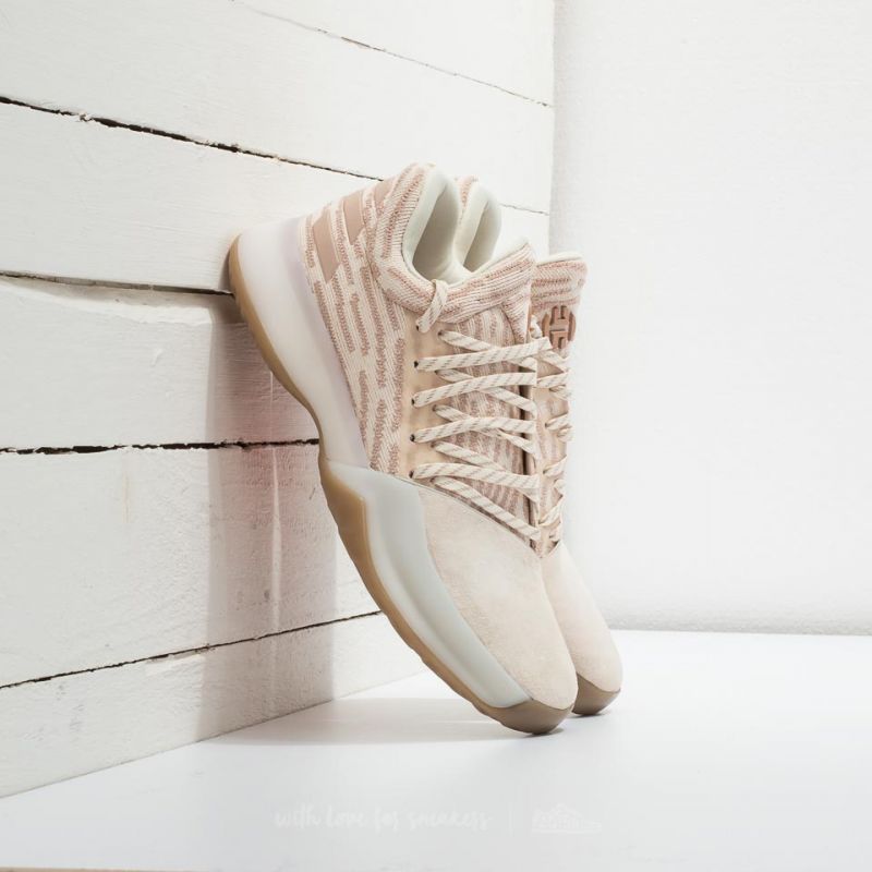 adidas Harden Vol. 1 Primeknit Beige/ Chalk White/ Ftwr  display picture 1