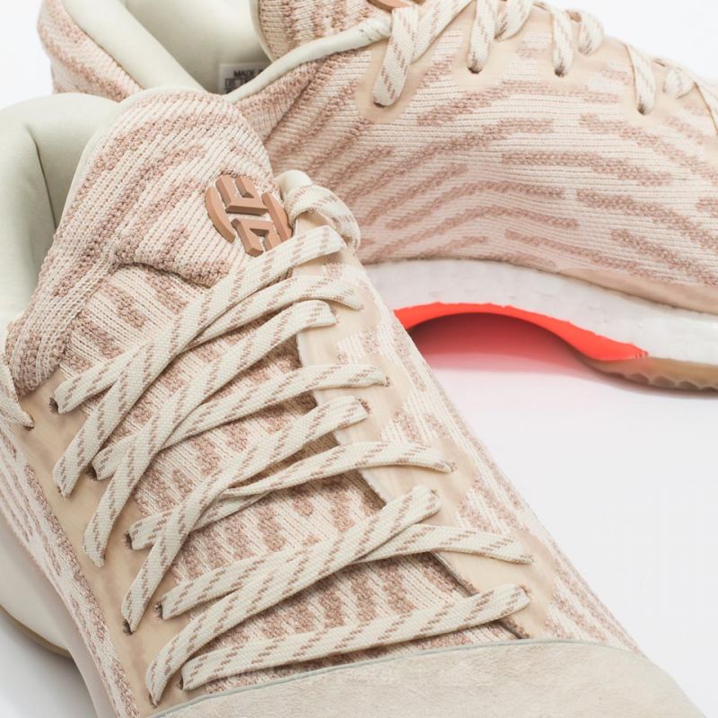 adidas Harden Vol. 1 Primeknit Beige/ Chalk White/ Ftwr  display picture 2