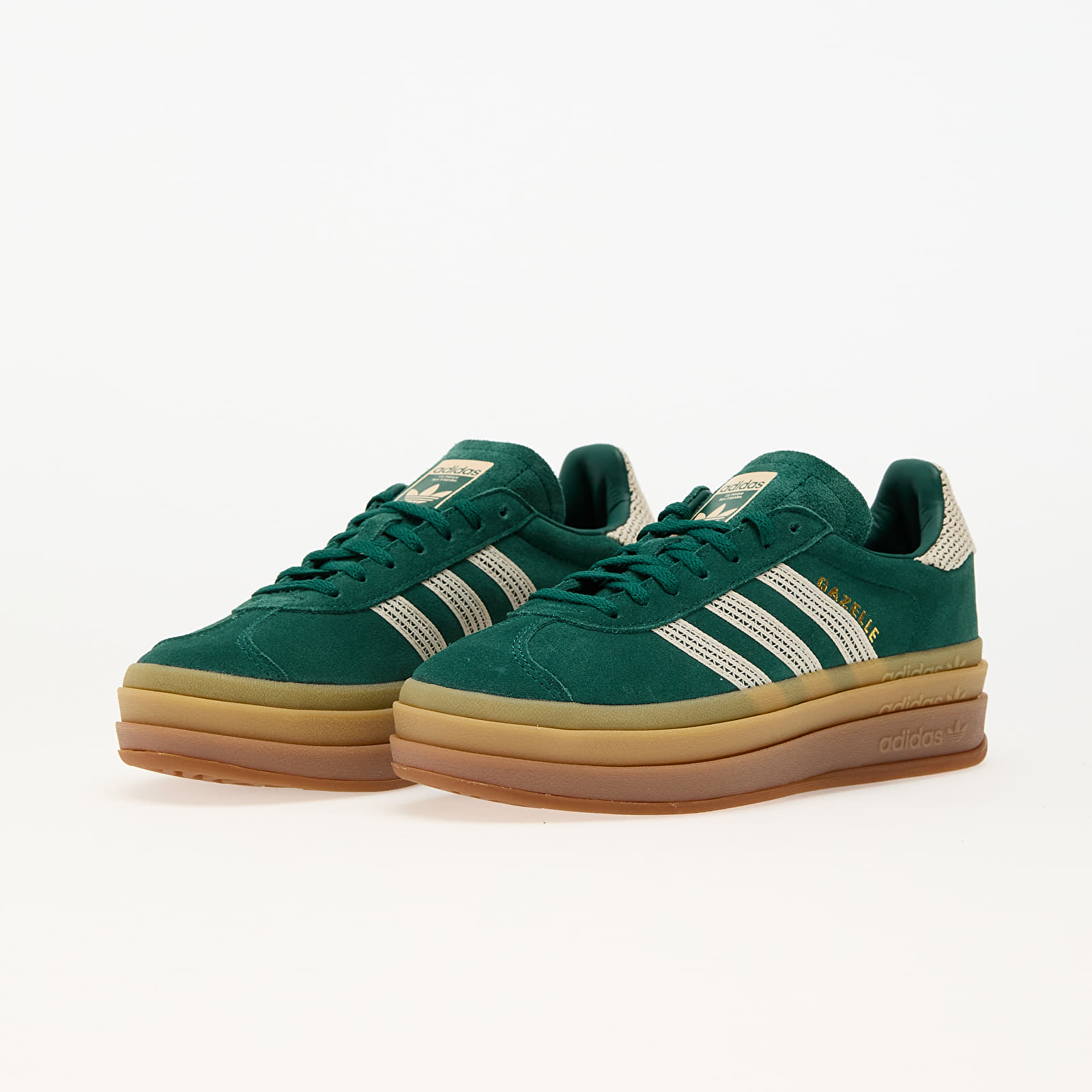 Női cipők adidas Gazelle Bold W Collegiate Green/ Wonder White/ Gold Metallic