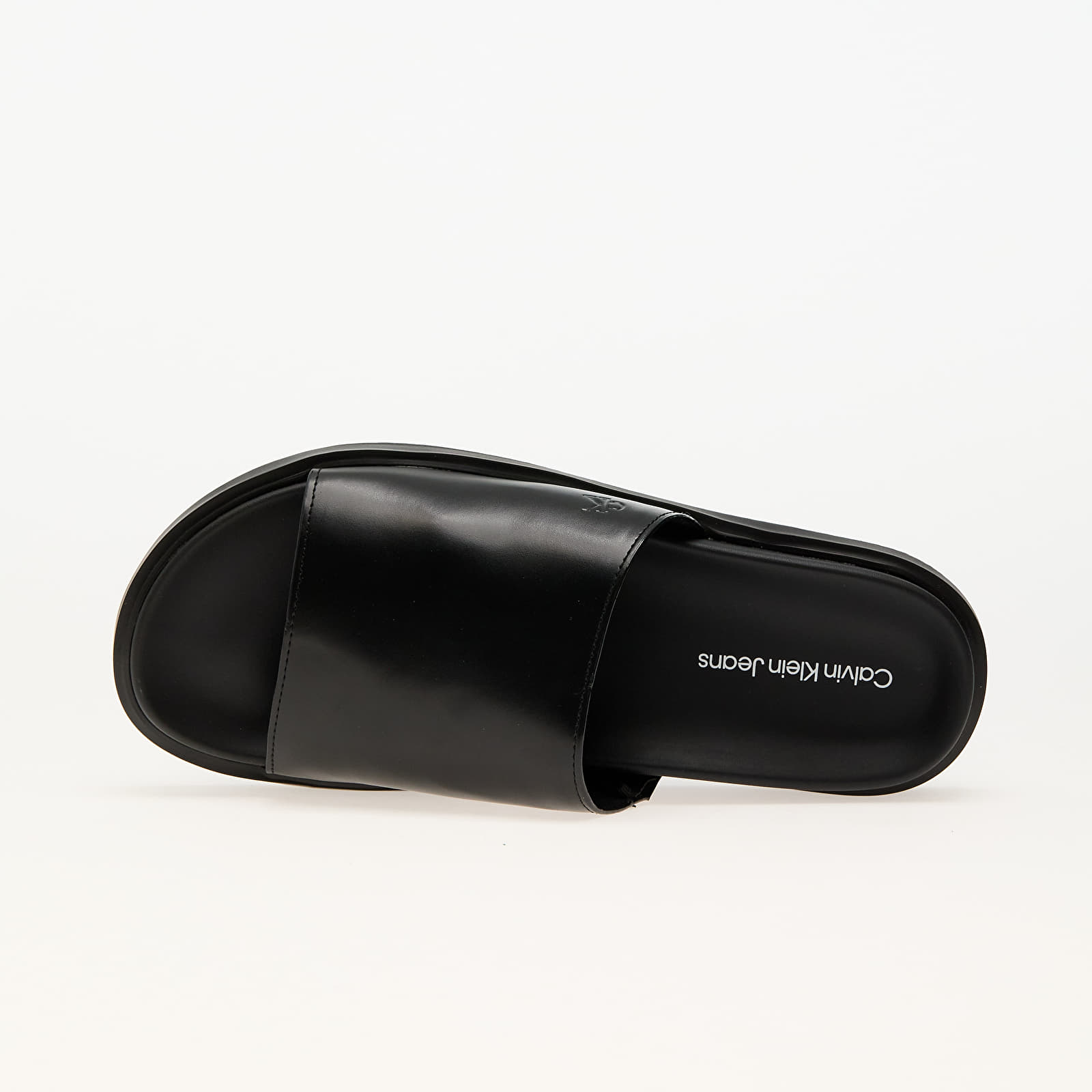 Дамски кецове и обувки Calvin Klein Jeans Flat Molded Sandal Black