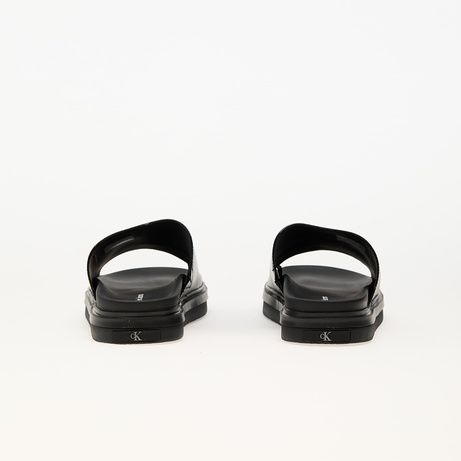 Дамски кецове и обувки Calvin Klein Jeans Flat Molded Sandal Black