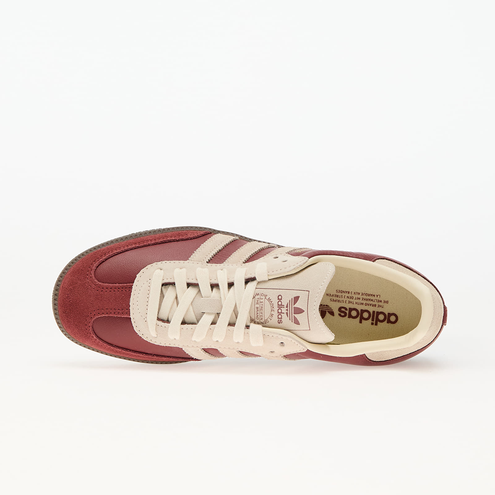 Férfi cipők adidas Samba Og Preloved Ruby/ Crew White/ Gum5