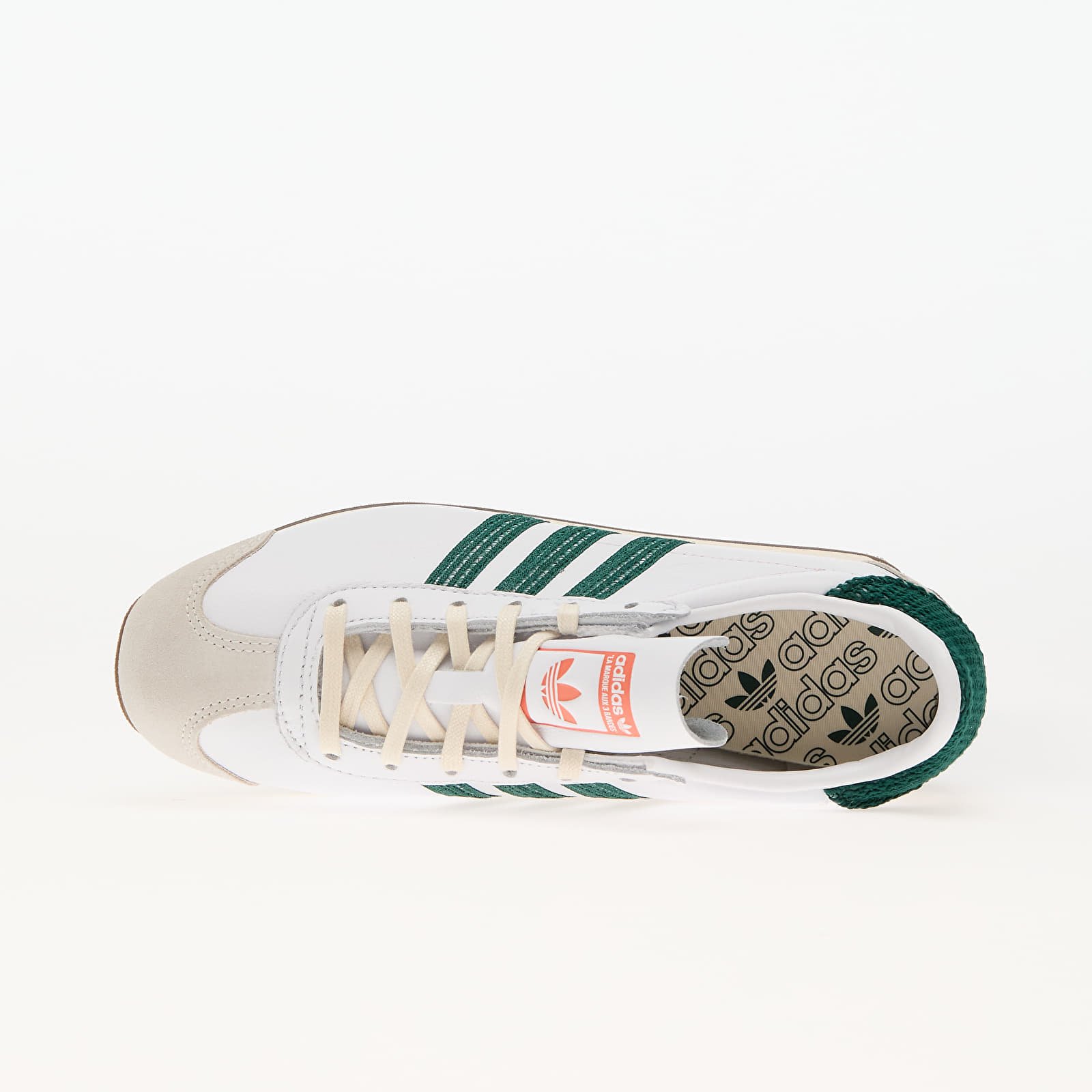 Dámske topánky a tenisky adidas Country Og W Ftw White/ Collegiate Green/ Clear Orange
