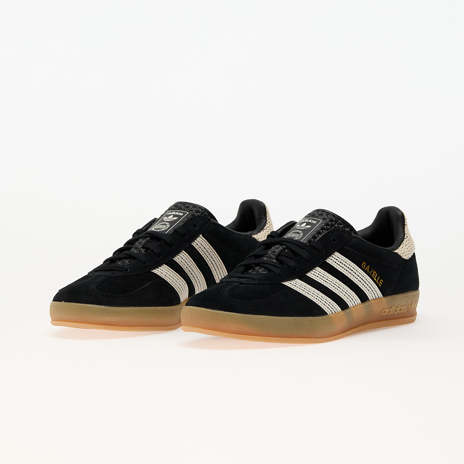 Women's shoes adidas Gazelle Indoor W Core Black/ Wonder White/ Gum