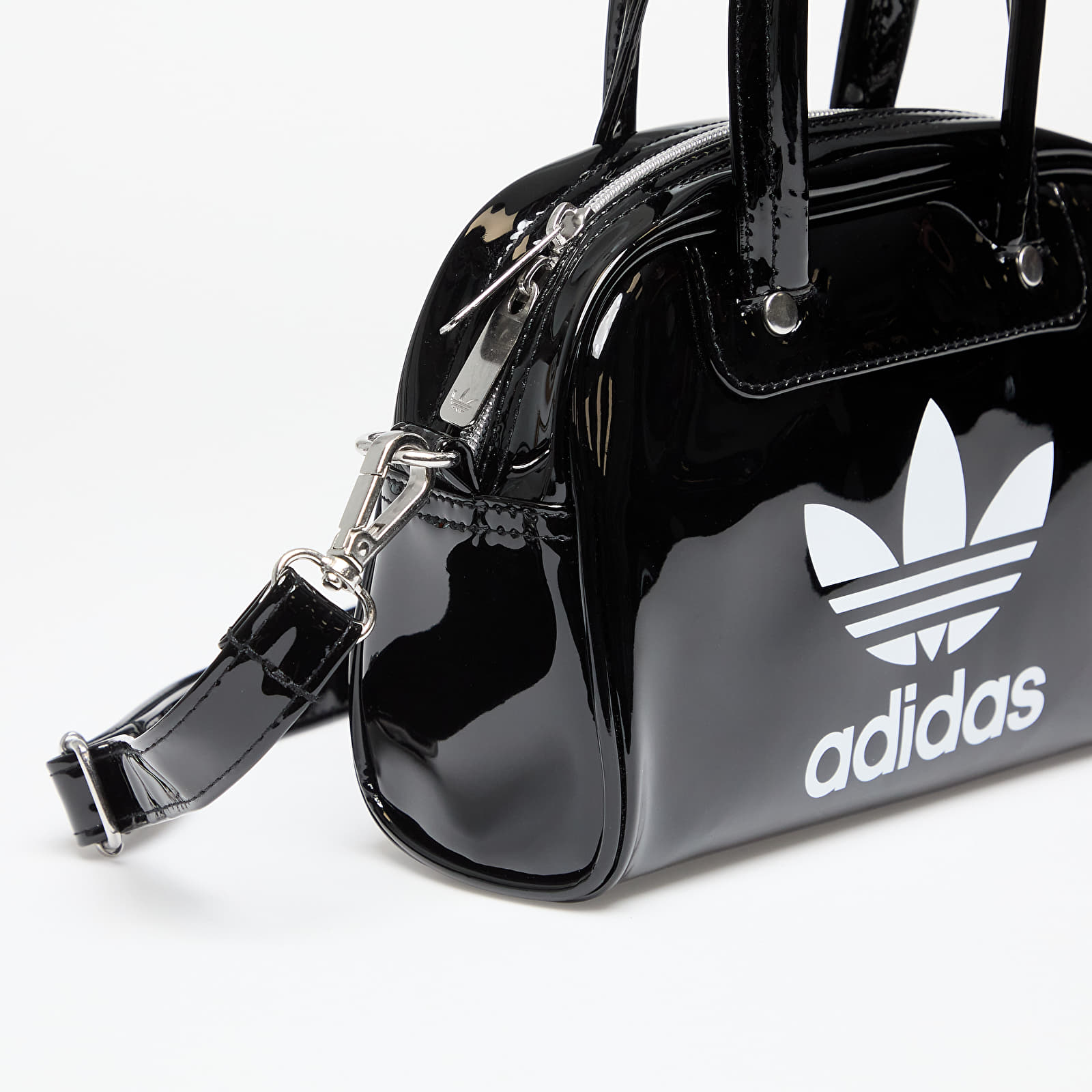 Torby przez ramię adidas Adicolor Mini Bowling Bag Black/ White