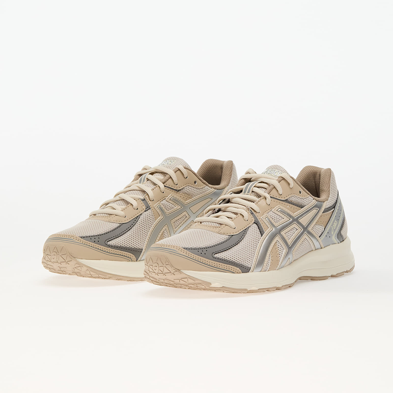 Férfi cipők Asics Jog 100S Oatmeal/ Pure Silver