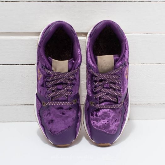 Men s shoes le coq sportif R1000 Velvet Imperial Purple Old Brass Footshop