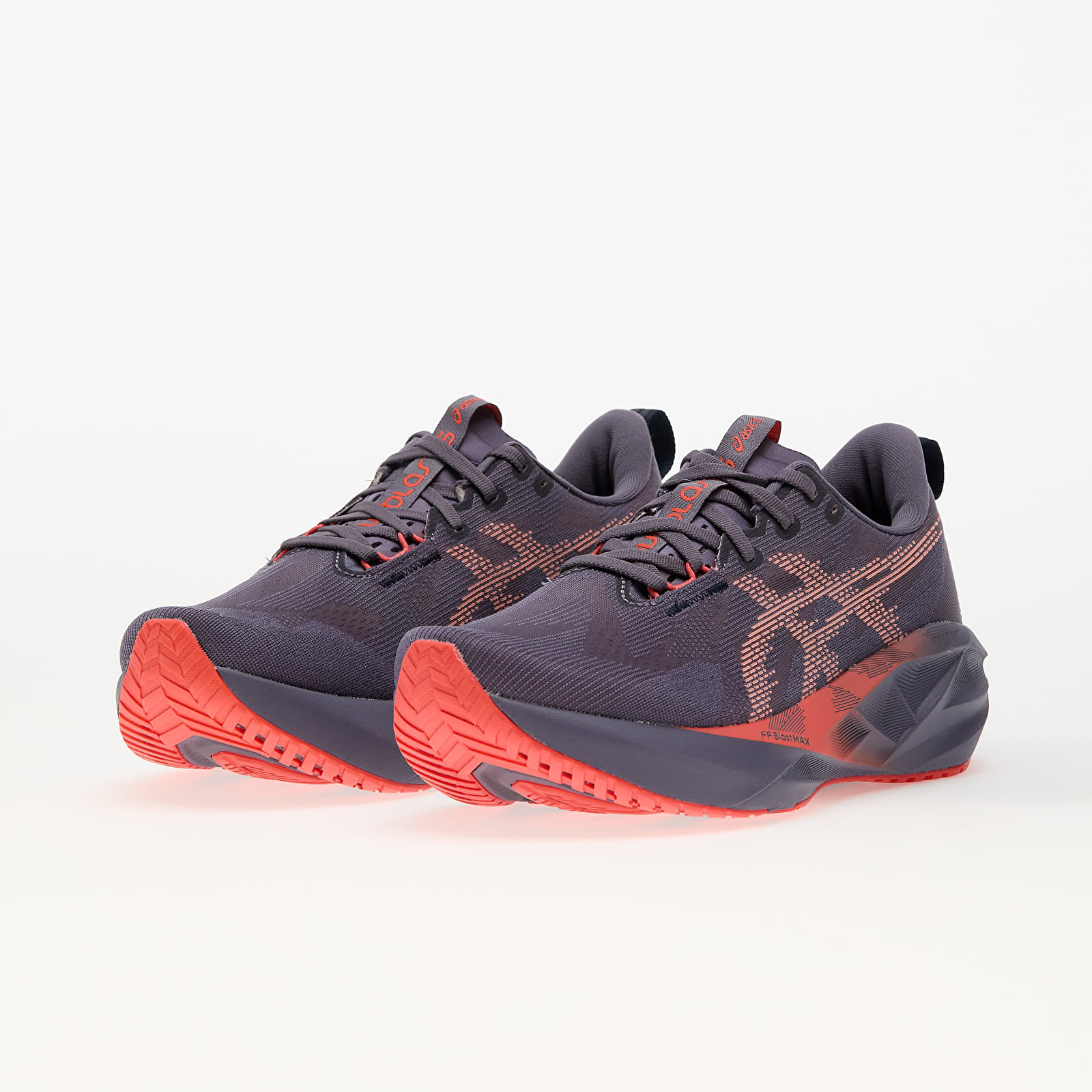 Férfi cipők Asics Novablast 5 Greyish Purple/ Coral Reef