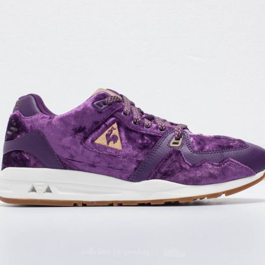 Men s shoes le coq sportif R1000 Velvet Imperial Purple Old Brass Footshop