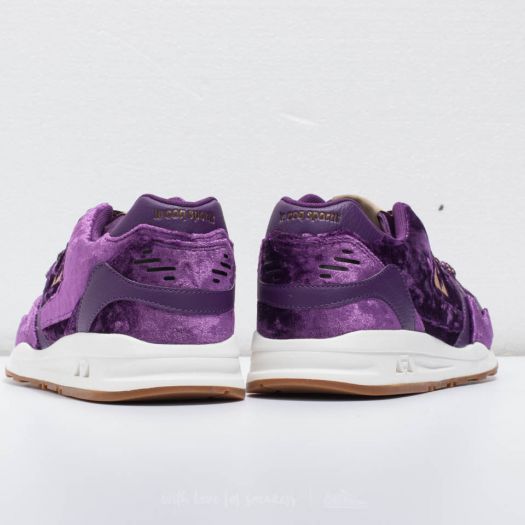 Men s shoes le coq sportif R1000 Velvet Imperial Purple Old Brass Footshop