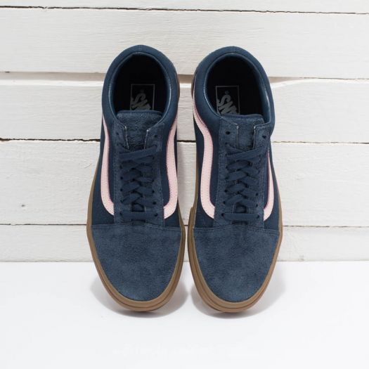 Vans old skool blue fuzzy suede on sale