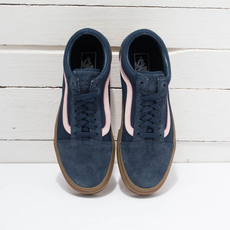 Vans Old Skool (Fuzzy Suede) Dress Blues/ Light Gum | Footshop