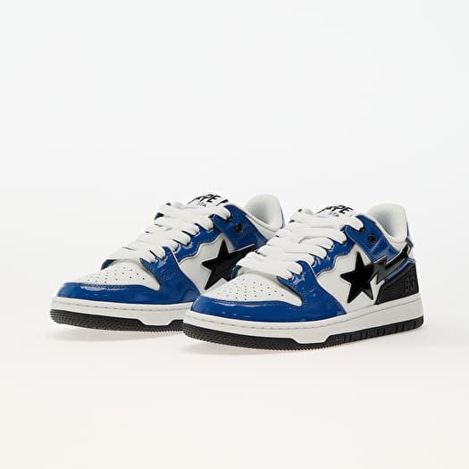 BAPE STA ホワイト/ネイビー スニーカー A BATHING APE® Bape STA Sneakers | White | FARFETCH
