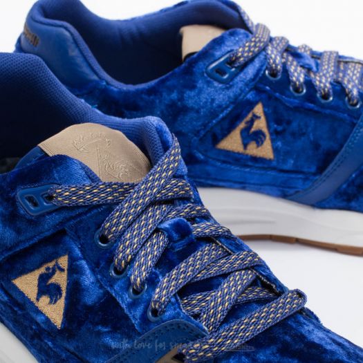 Men s shoes le coq sportif R1000 Velvet Cobalt Old Brass Footshop