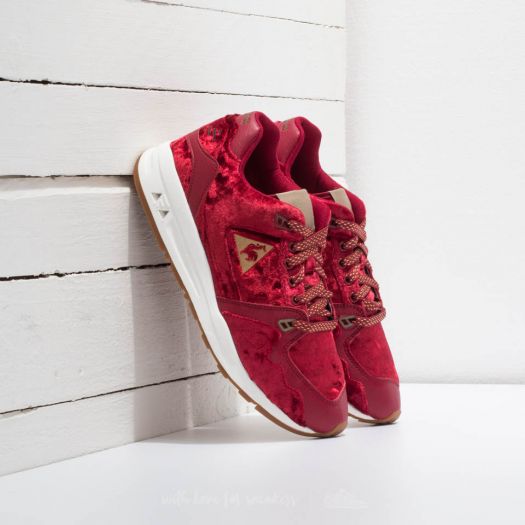 Men s shoes le coq sportif R1000 Velvet Rio Red Old Brass Footshop