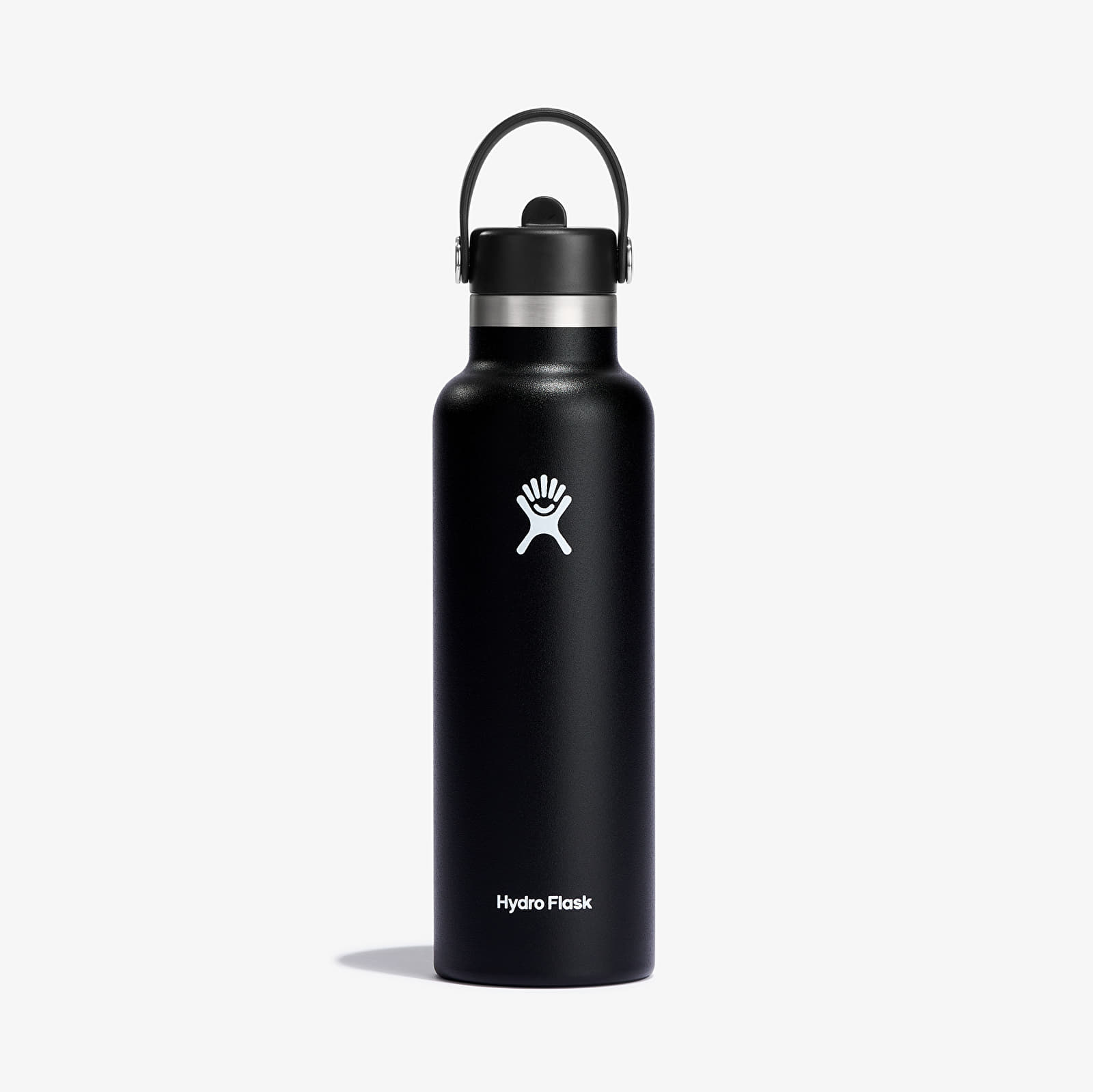 Sticle de băut Hydroflask 600 ml Standard Flex Straw Cap Black