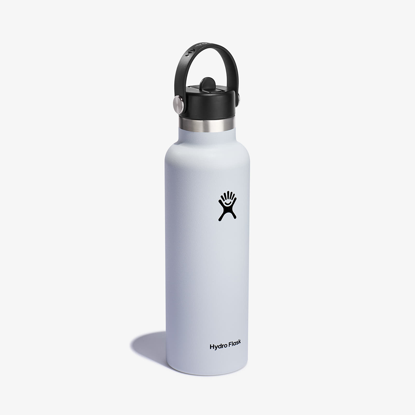 Butelki do picia Hydroflask 600 ml Standard Flex Straw Cap White