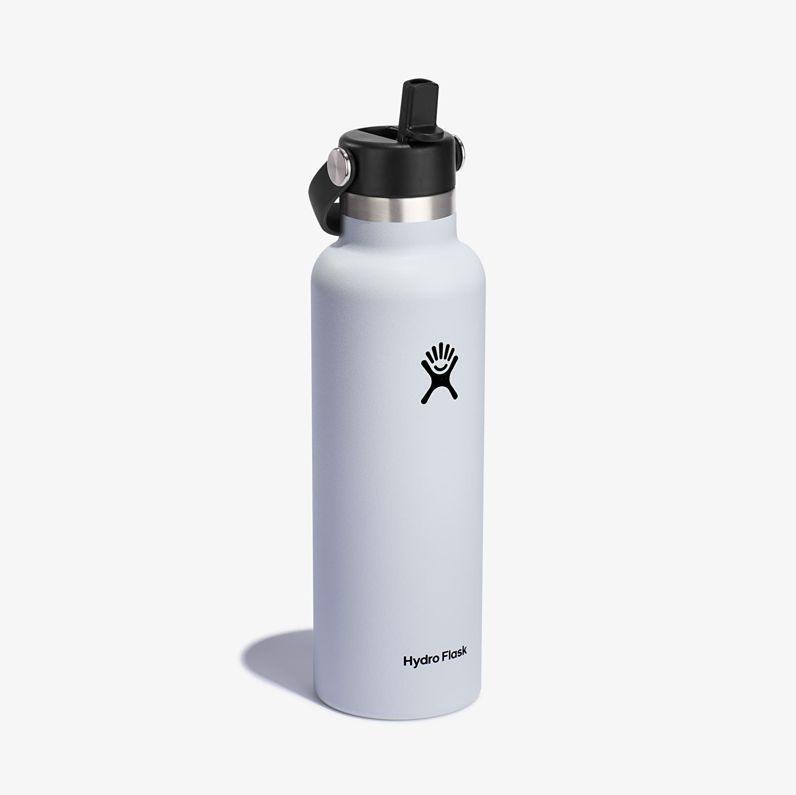 Butelki do picia Hydroflask 600 ml Standard Flex Straw Cap White