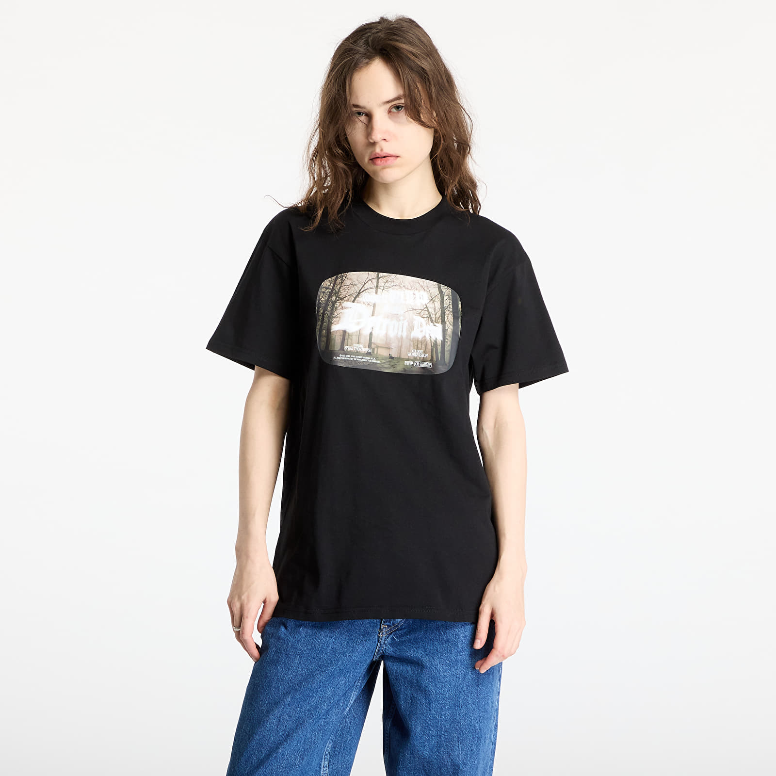 Pólók Carhartt WIP Shortsleeve Greatest Flicks T-Shirt UNISEX Black